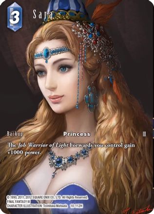 Sara (Full Art) (OPUS X) Foil - Premium Final Fantasy Single from Opus X - Just $13.93! Shop now at Game Crave Tournament Store