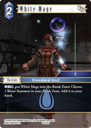 White Mage (OPUS X) Foil - Premium Final Fantasy Single from Opus X - Just $0.25! Shop now at Game Crave Tournament Store