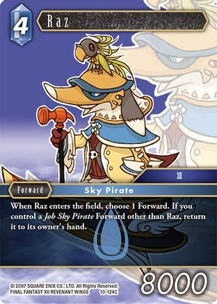 Raz (OPUS X) Foil - Premium Final Fantasy Single from Opus X - Just $0.28! Shop now at Game Crave Tournament Store
