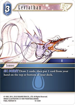 Leviathan EX (OPUS X) Foil - Premium Final Fantasy Single from Opus X - Just $1.68! Shop now at Game Crave Tournament Store