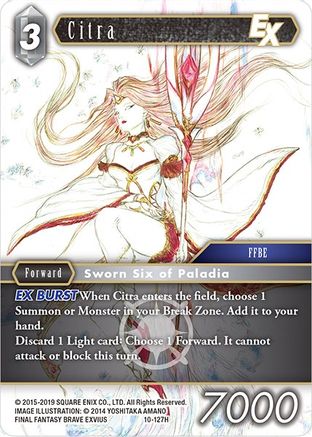 Citra EX (OPUS X) - Premium Final Fantasy Single from Opus X - Just $4.89! Shop now at Game Crave Tournament Store