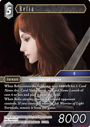 Refia (OPUS X) Foil - Premium Final Fantasy Single from Opus X - Just $1.28! Shop now at Game Crave Tournament Store