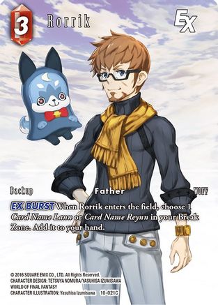 Rorrik EX (Full Art) (OPUS X) Foil - Premium Final Fantasy Single from Opus X - Just $4.51! Shop now at Game Crave Tournament Store