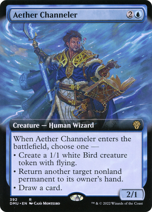 Aether Channeler (DMU-392) - Dominaria United: (Extended Art) - Premium MTG Single from Wizards of the Coast - Just $0.58! Shop now at Game Crave Tournament Store
