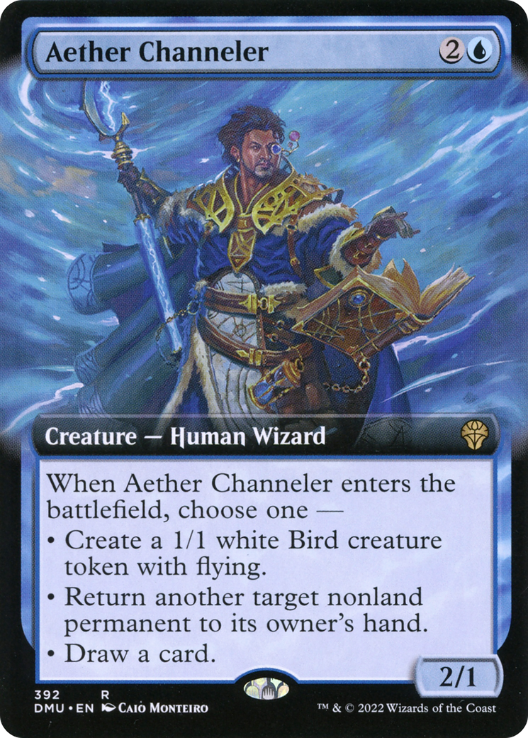 Aether Channeler (DMU-392) - Dominaria United: (Extended Art) Foil - Premium MTG Single from Wizards of the Coast - Just $0.63! Shop now at Game Crave Tournament Store