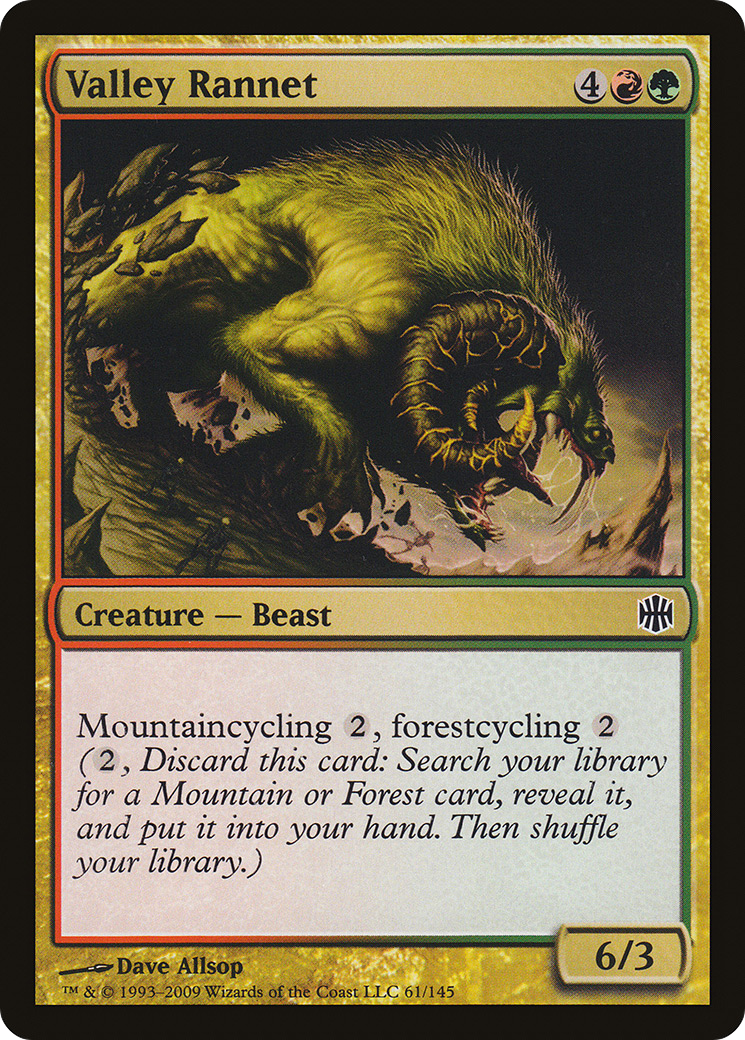 Valley Rannet (ARB-061) - Alara Reborn - Premium MTG Single from Wizards of the Coast - Just $0.25! Shop now at Game Crave Tournament Store