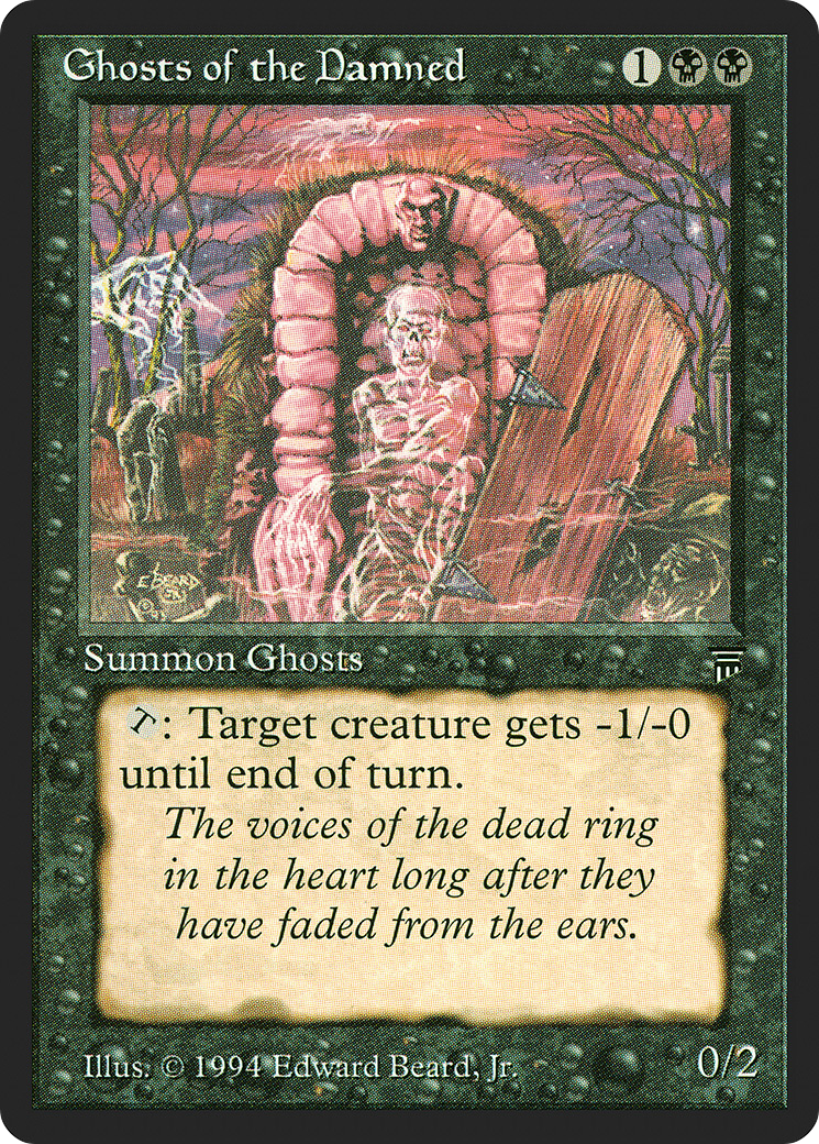 Ghosts of the Damned (LEG-098) - Legends - Premium MTG Single from Wizards of the Coast - Just $0.26! Shop now at Game Crave Tournament Store