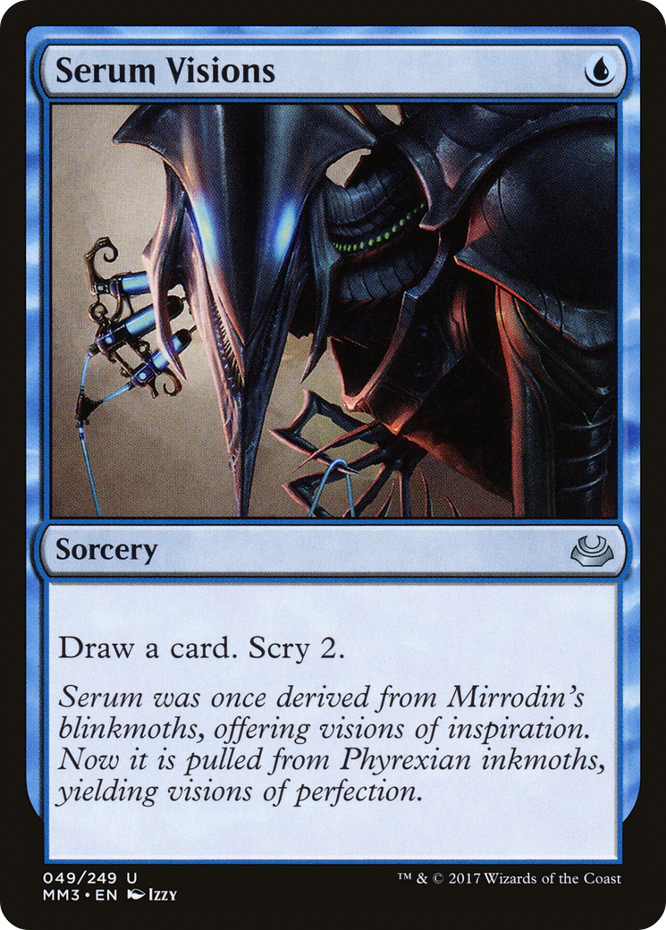 Serum Visions (MM3-049) - Modern Masters 2017 Foil - Premium MTG Single from Wizards of the Coast - Just $0.89! Shop now at Game Crave Tournament Store