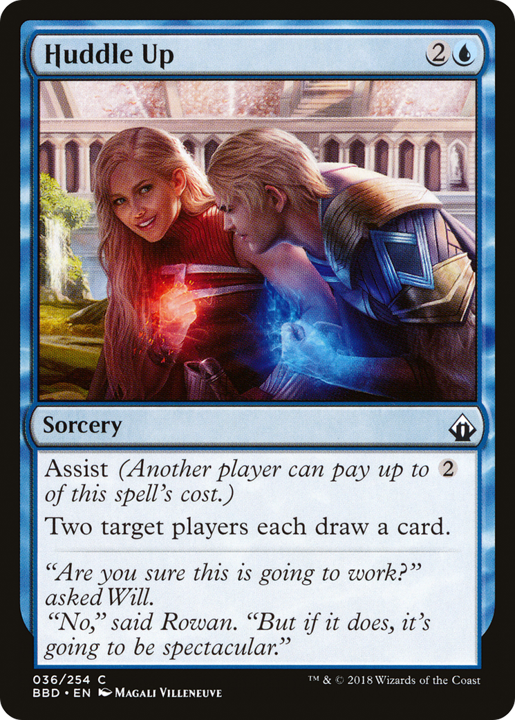 Huddle Up (BBD-036) - Battlebond - Premium MTG Single from Wizards of the Coast - Just $0.08! Shop now at Game Crave Tournament Store