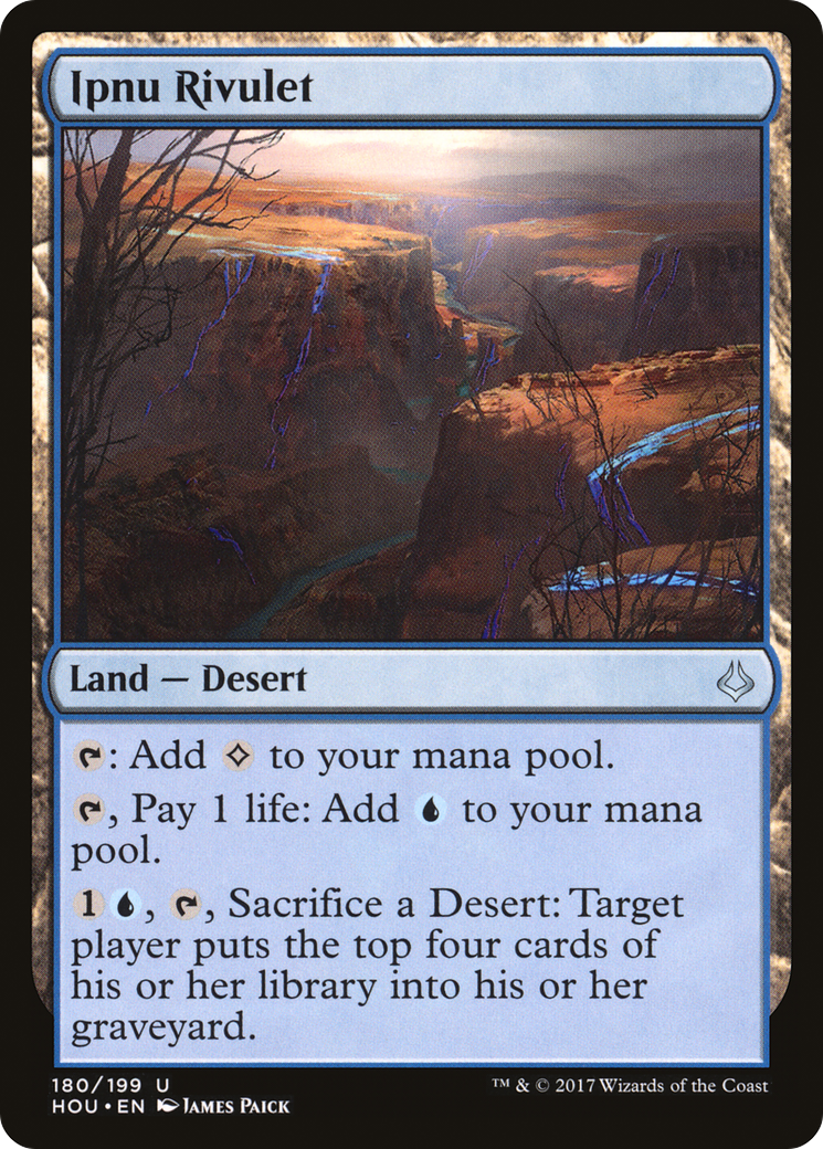 Ipnu Rivulet (HOU-180) - Hour of Devastation - Premium MTG Single from Wizards of the Coast - Just $0.25! Shop now at Game Crave Tournament Store