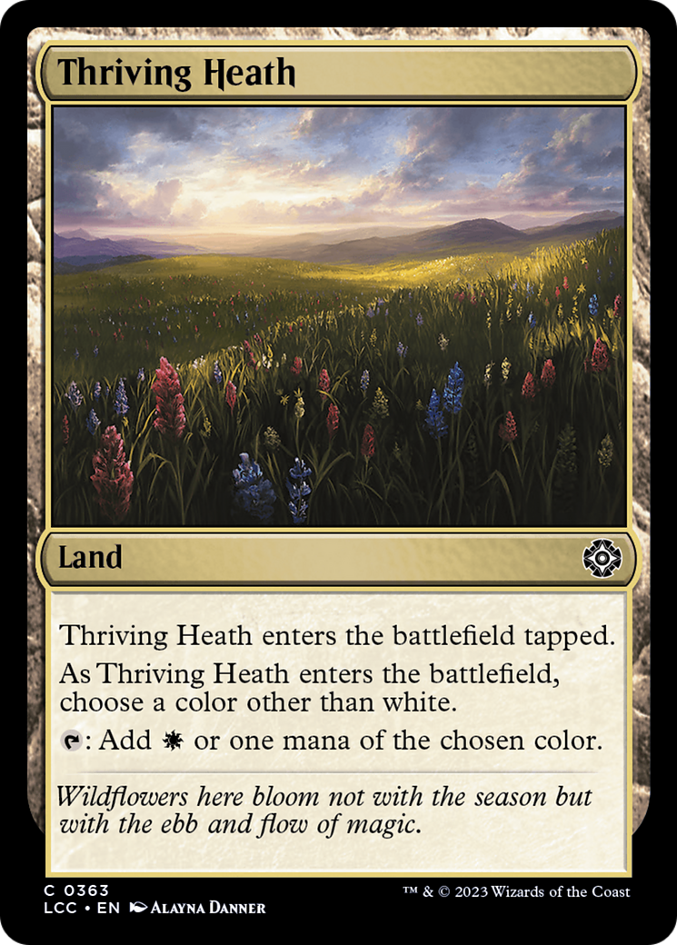 Thriving Heath (LCC-363) - The Lost Caverns of Ixalan Commander - Premium MTG Single from Wizards of the Coast - Just $0.08! Shop now at Game Crave Tournament Store