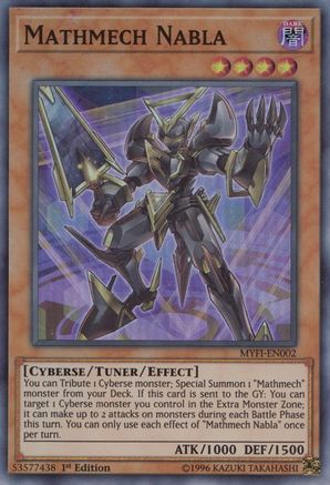 Mathmech Nabla (MYFI-EN002) - Mystic Fighters 1st Edition - Premium Yugioh Single from Konami - Just $0.92! Shop now at Game Crave Tournament Store