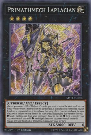 Primathmech Laplacian (MYFI-EN009) - Mystic Fighters 1st Edition - Premium Yugioh Single from Konami - Just $8.88! Shop now at Game Crave Tournament Store