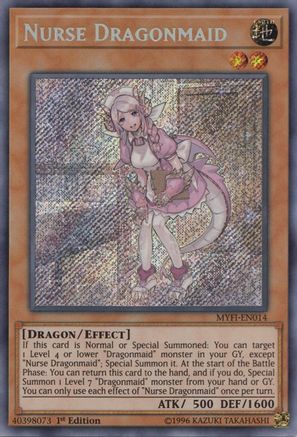 Nurse Dragonmaid (MYFI-EN014) - Mystic Fighters 1st Edition - Premium Yugioh Single from Konami - Just $2.53! Shop now at Game Crave Tournament Store