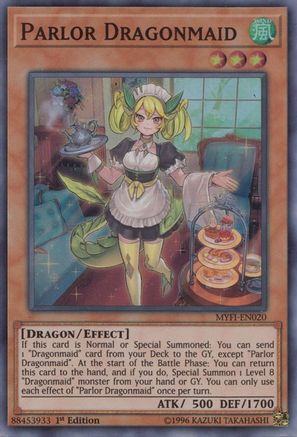 Parlor Dragonmaid (MYFI-EN020) - Mystic Fighters 1st Edition - Premium Yugioh Single from Konami - Just $11.93! Shop now at Game Crave Tournament Store