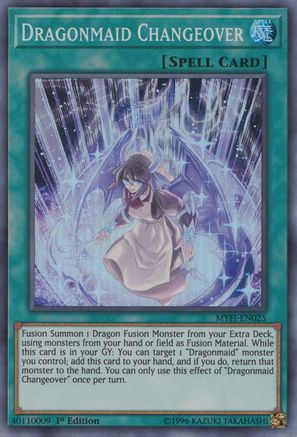 Dragonmaid Changeover (MYFI-EN025) - Mystic Fighters 1st Edition - Premium Yugioh Single from Konami - Just $0.31! Shop now at Game Crave Tournament Store