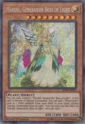Mardel, Generaider Boss of Light (MYFI-EN027) - Mystic Fighters 1st Edition - Premium Yugioh Single from Konami - Just $2.82! Shop now at Game Crave Tournament Store