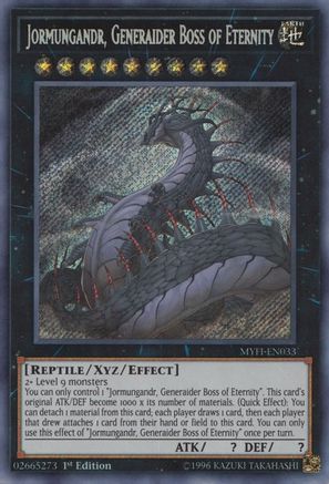 Jormungandr, Generaider Boss of Eternity (MYFI-EN033) - Mystic Fighters 1st Edition - Premium Yugioh Single from Konami - Just $0.39! Shop now at Game Crave Tournament Store