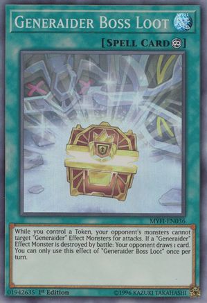Generaider Boss Loot (MYFI-EN036) - Mystic Fighters 1st Edition - Premium Yugioh Single from Konami - Just $0.08! Shop now at Game Crave Tournament Store