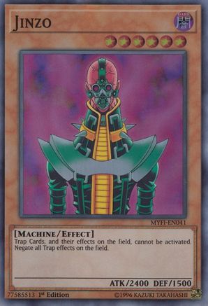 Jinzo (MYFI-EN041) - Mystic Fighters 1st Edition - Premium Yugioh Single from Konami - Just $1.16! Shop now at Game Crave Tournament Store