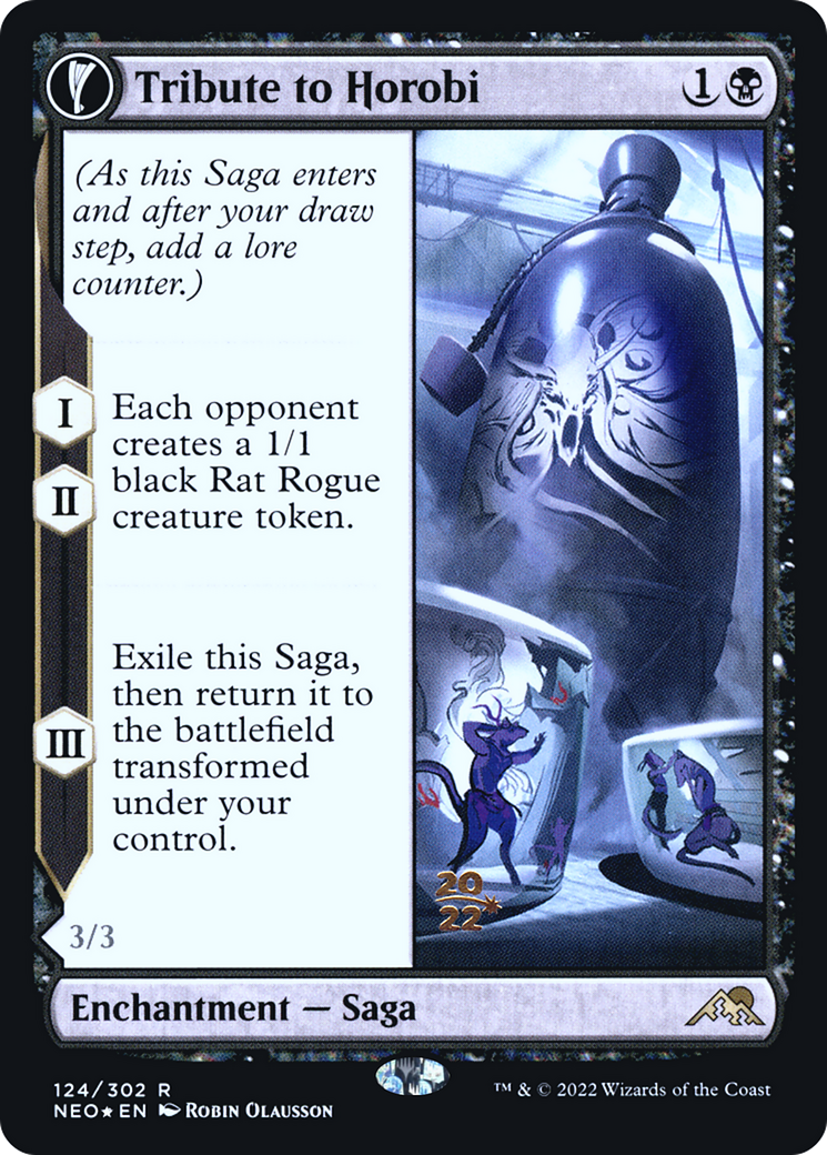Tribute to Horobi // Echo of Death's Wail (PNEO-124S) - Kamigawa: Neon Dynasty Promos: (fandfc) Foil - Premium MTG Single from Wizards of the Coast - Just $2.14! Shop now at Game Crave Tournament Store