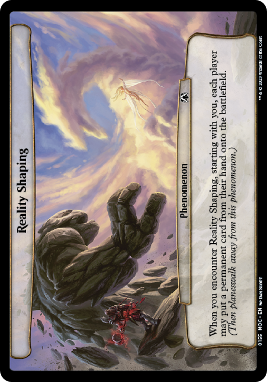 Reality Shaping (MOC-155) - March of the Machine Commander - Premium MTG Single from Wizards of the Coast - Just $0.09! Shop now at Game Crave Tournament Store