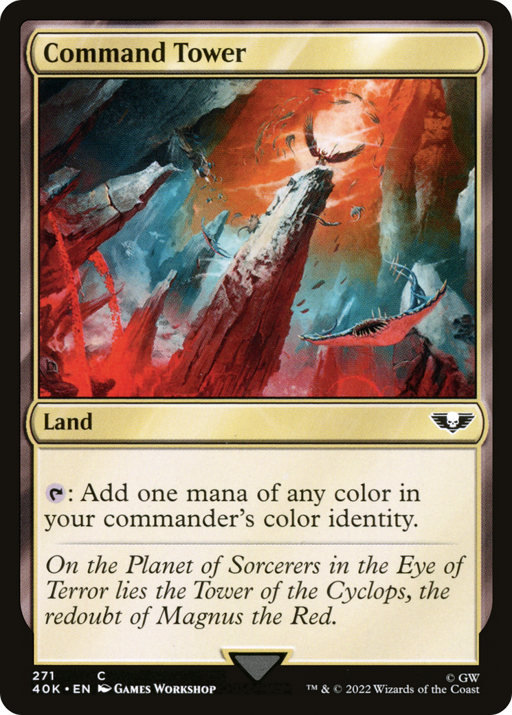 Command Tower (40K-271) - Warhammer 40,000 Commander - Premium MTG Single from Wizards of the Coast - Just $0.49! Shop now at Game Crave Tournament Store