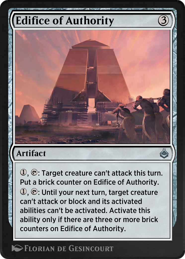 Edifice of Authority (AKR-270) - Amonkhet Remastered - Premium MTG Single from Wizards of the Coast - Just $0! Shop now at Game Crave Tournament Store