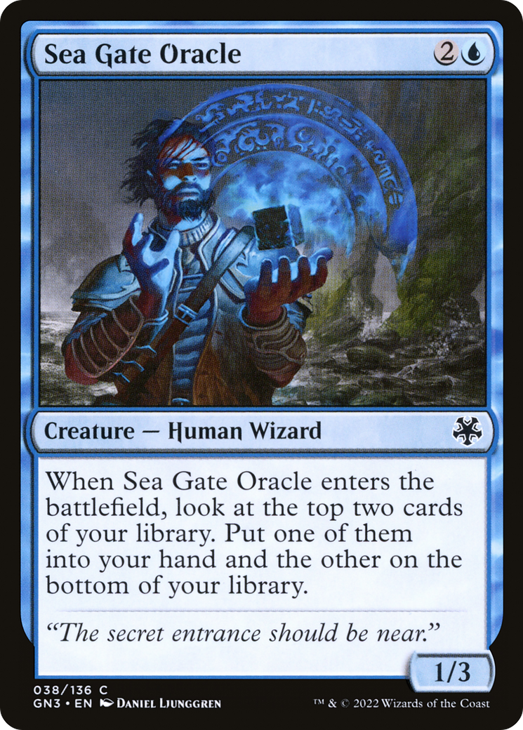Sea Gate Oracle (GN3-038) - Game Night: Free-for-All - Premium MTG Single from Wizards of the Coast - Just $0.08! Shop now at Game Crave Tournament Store
