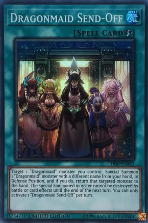 Dragonmaid Send-Off (CHIM-ENSE3) - Chaos Impact Limited - Premium Yugioh Single from Konami - Just $0.42! Shop now at Game Crave Tournament Store