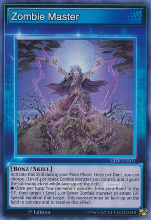 Zombie Master (Skill Card) (SBTK-ENS01) - Speed Duel: Trials of the Kingdom 1st Edition - Premium Yugioh Single from Konami - Just $0.08! Shop now at Game Crave Tournament Store