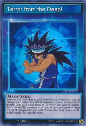 Terror from the Deep! (SBTK-ENS02) - Speed Duel: Trials of the Kingdom 1st Edition - Premium Yugioh Single from Konami - Just $0.55! Shop now at Game Crave Tournament Store