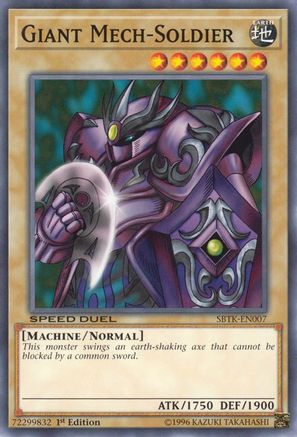 Giant Mech-Soldier (SBTK-EN007) - Speed Duel: Trials of the Kingdom 1st Edition - Premium Yugioh Single from Konami - Just $0.25! Shop now at Game Crave Tournament Store