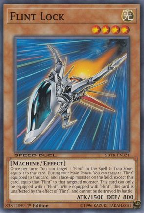 Flint Lock (SBTK-EN021) - Speed Duel: Trials of the Kingdom 1st Edition - Premium Yugioh Single from Konami - Just $0.25! Shop now at Game Crave Tournament Store