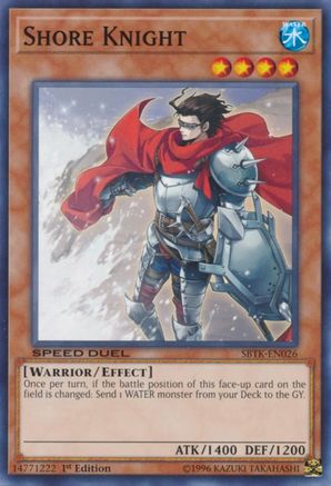 Shore Knight (SBTK-EN026) - Speed Duel: Trials of the Kingdom 1st Edition - Premium Yugioh Single from Konami - Just $0.25! Shop now at Game Crave Tournament Store