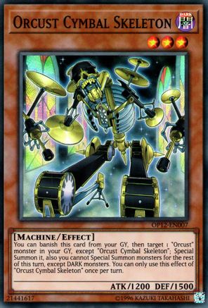 Orcust Cymbal Skeleton (OP12-EN007) - OTS Tournament Pack 12 Unlimited - Premium Yugioh Single from Konami - Just $5.26! Shop now at Game Crave Tournament Store
