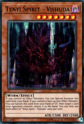 Tenyi Spirit - Vishuda (OP12-EN010) - OTS Tournament Pack 12 Unlimited - Premium Yugioh Single from Konami - Just $0.35! Shop now at Game Crave Tournament Store