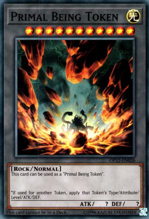 Primal Being Token (OP12-EN026) - OTS Tournament Pack 12 Unlimited - Premium Yugioh Single from Konami - Just $5.12! Shop now at Game Crave Tournament Store