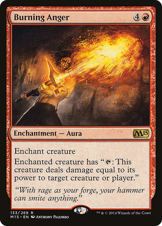 Burning Anger (M15-133) - Magic 2015 - Premium MTG Single from Wizards of the Coast - Just $0.08! Shop now at Game Crave Tournament Store