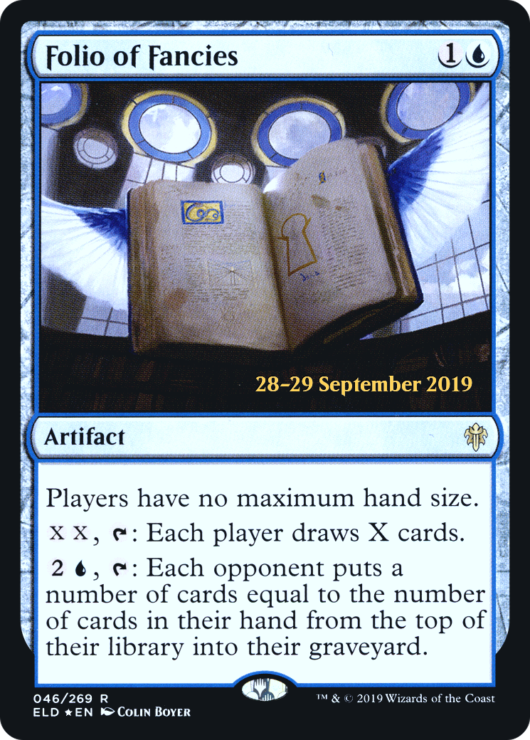 Folio of Fancies (PELD-46S) - Throne of Eldraine Promos Foil - Premium MTG Single from Wizards of the Coast - Just $2.38! Shop now at Game Crave Tournament Store