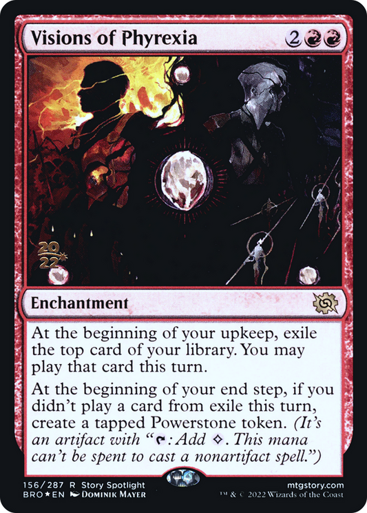 Visions of Phyrexia (PBRO-156S) - The Brothers' War Promos Foil - Premium MTG Single from Wizards of the Coast - Just $0.26! Shop now at Game Crave Tournament Store