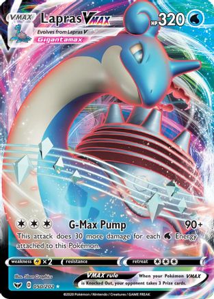 Lapras VMAX 50/202 - Sword & Shield Holofoil - Premium Pokemon Single from Nintendo - Just $1.87! Shop now at Game Crave Tournament Store