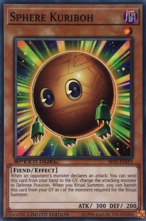 Sphere Kuriboh (SBTK-ENSP3) - Speed Duel: Trials of the Kingdom Limited - Premium Yugioh Single from Konami - Just $0.78! Shop now at Game Crave Tournament Store
