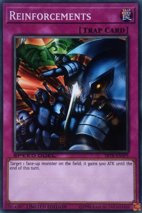 Reinforcements (SBTK-ENSP5) - Speed Duel: Trials of the Kingdom Limited - Premium Yugioh Single from Konami - Just $0.24! Shop now at Game Crave Tournament Store