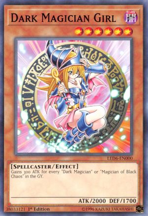 Dark Magician Girl (LED6-EN000) - Legendary Duelists: Magical Hero 1st Edition - Premium Yugioh Single from Konami - Just $0.35! Shop now at Game Crave Tournament Store