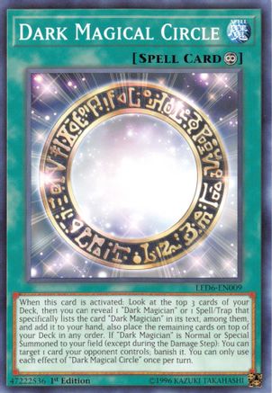 Dark Magical Circle (LED6-EN009) - Legendary Duelists: Magical Hero 1st Edition - Premium Yugioh Single from Konami - Just $0.08! Shop now at Game Crave Tournament Store