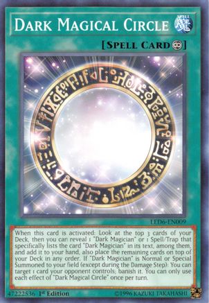 Dark Magical Circle (LED6-EN009) - Legendary Duelists: Magical Hero Unlimited - Premium Yugioh Single from Konami - Just $0.08! Shop now at Game Crave Tournament Store