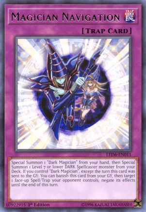 Magician Navigation (LED6-EN011) - Legendary Duelists: Magical Hero Unlimited - Premium Yugioh Single from Konami - Just $0.26! Shop now at Game Crave Tournament Store