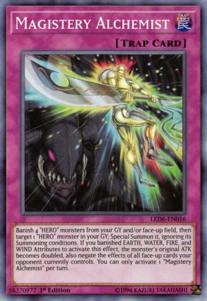 Magistery Alchemist (LED6-EN016) - Legendary Duelists: Magical Hero Unlimited - Premium Yugioh Single from Konami - Just $0.30! Shop now at Game Crave Tournament Store
