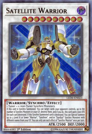 Satellite Warrior (LED6-EN023) - Legendary Duelists: Magical Hero Unlimited - Premium Yugioh Single from Konami - Just $0.62! Shop now at Game Crave Tournament Store